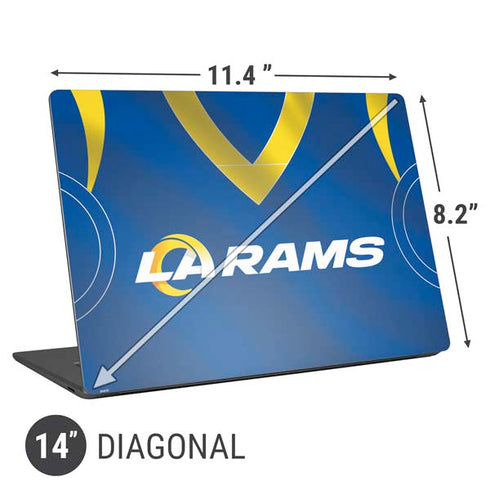 NFL Los Angeles Rams Team Jersey Universal Laptop 14in (11.4 x 8.2in) Skin