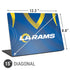 NFL Los Angeles Rams Team Jersey Universal Laptop 15in (12.2 x 8.8in) Skin