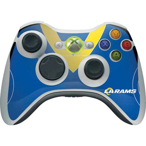 NFL Los Angeles Rams Team Jersey Xbox 360 Wireless Controller Skin
