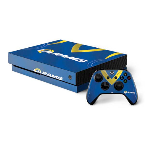 NFL Los Angeles Rams Team Jersey Xbox One X Bundle Skin