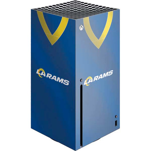 NFL Los Angeles Rams Team Jersey Xbox Series X Console Skin