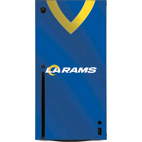 NFL Los Angeles Rams Team Jersey Xbox Series X Console Skin