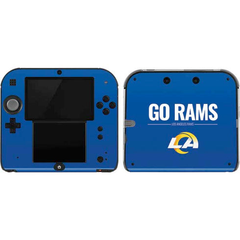 NFL Los Angeles Rams Team Motto Nintendo 2DS Skin