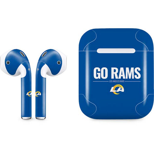 NFL Los Angeles Rams Team Motto Apple AirPods Skin