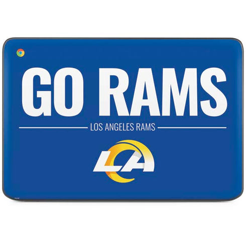 NFL Los Angeles Rams Team Motto HP Chromebook Skin