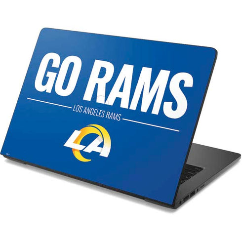 NFL Los Angeles Rams Team Motto Dell Chromebook Skin