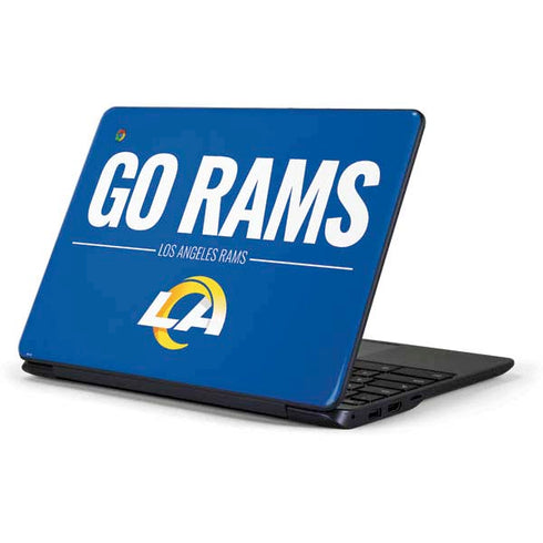 NFL Los Angeles Rams Team Motto Samsung Chromebook Skin