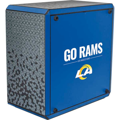 NFL Los Angeles Rams Team Motto Cooler Master MasterBox Q300L Mini Tower Skin