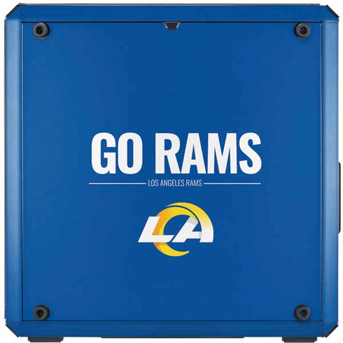 NFL Los Angeles Rams Team Motto Cooler Master MasterBox Q300L Mini Tower Skin