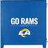 NFL Los Angeles Rams Team Motto Corsair 4000D Tempered Glass Mid-Tower ATX Case Skin