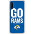 NFL Los Angeles Rams Team Motto Galaxy A10e Clear Case