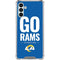 NFL Los Angeles Rams Team Motto Galaxy A13 5G Clear Case