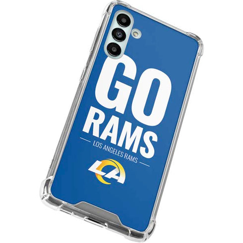 NFL Los Angeles Rams Team Motto Galaxy A13 5G Clear Case