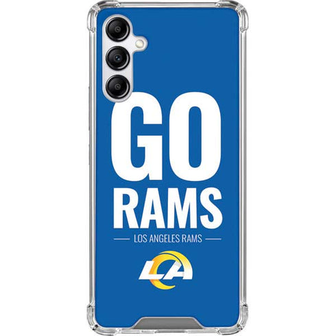 NFL Los Angeles Rams Team Motto Galaxy A14 5G Clear Case