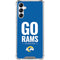 NFL Los Angeles Rams Team Motto Galaxy A15 5G Clear Case