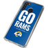 NFL Los Angeles Rams Team Motto Galaxy A21 Clear Case