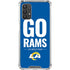 NFL Los Angeles Rams Team Motto Galaxy A32 5G Clear Case