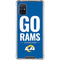 NFL Los Angeles Rams Team Motto Galaxy A51 5G Clear Case