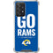 NFL Los Angeles Rams Team Motto Galaxy A52 5G Clear Case