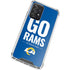 NFL Los Angeles Rams Team Motto Galaxy A52 5G Clear Case