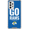 NFL Los Angeles Rams Team Motto Galaxy A53 5G Clear Case