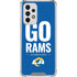 NFL Los Angeles Rams Team Motto Galaxy A53 5G Clear Case