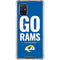 NFL Los Angeles Rams Team Motto Galaxy A71 5G Clear Case