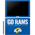 NFL Los Angeles Rams Team Motto Galaxy Book 12in Skin