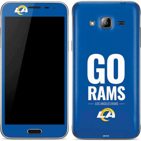 NFL Los Angeles Rams Team Motto Galaxy J3 Skin