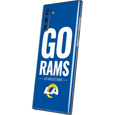 NFL Los Angeles Rams Team Motto Galaxy Note 10 Skin