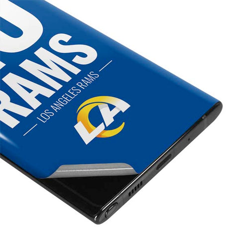 NFL Los Angeles Rams Team Motto Galaxy Note 10 Skin