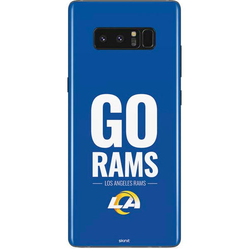 NFL Los Angeles Rams Team Motto Galaxy Note 8 Skin
