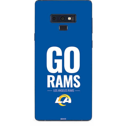 NFL Los Angeles Rams Team Motto Galaxy Note 9 Skin