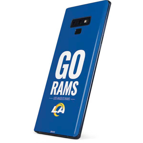 NFL Los Angeles Rams Team Motto Galaxy Note 9 Skin