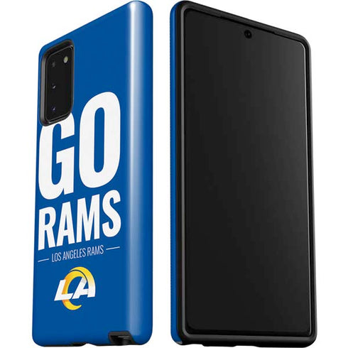 NFL Los Angeles Rams Team Motto Galaxy Note20 5G Pro Case