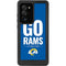 NFL Los Angeles Rams Team Motto Galaxy Note20 Ultra 5G Waterproof Case