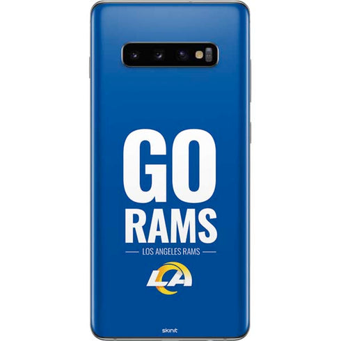 NFL Los Angeles Rams Team Motto Galaxy S10 Plus Skin