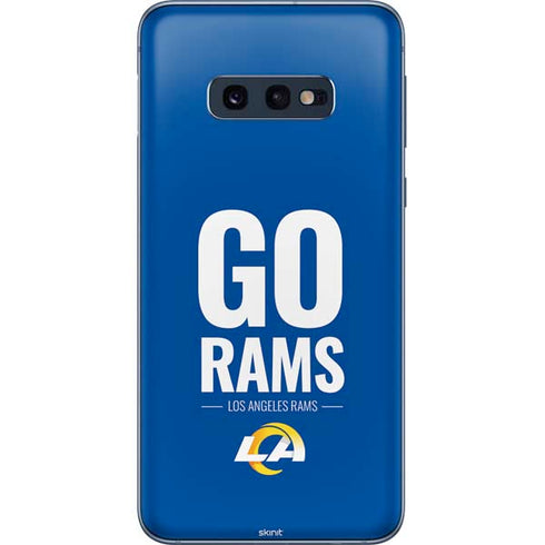 NFL Los Angeles Rams Team Motto Galaxy S10e Skin