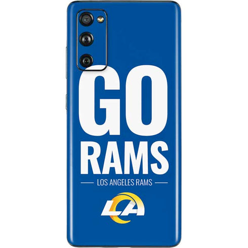 NFL Los Angeles Rams Team Motto Galaxy S20 Fan Edition Skin
