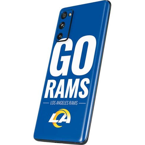 NFL Los Angeles Rams Team Motto Galaxy S20 Fan Edition Skin