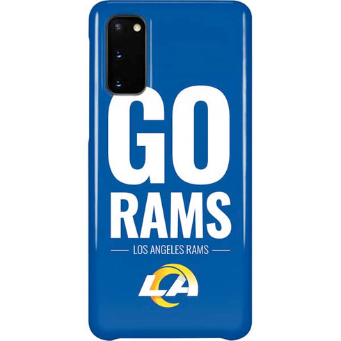 NFL Los Angeles Rams Team Motto Galaxy S20 Lite Case