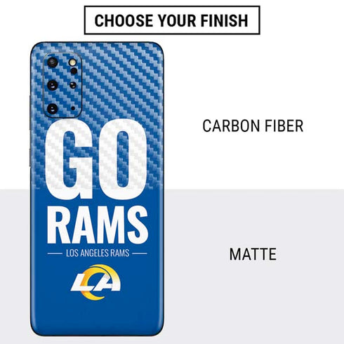 NFL Los Angeles Rams Team Motto Galaxy S20 Plus Skin