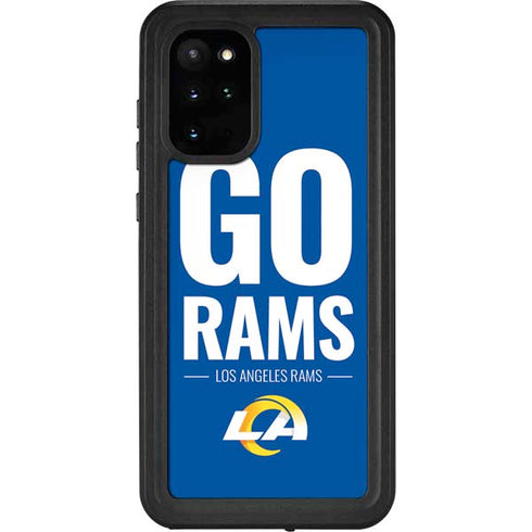 NFL Los Angeles Rams Team Motto Galaxy S20 Plus Waterproof Case