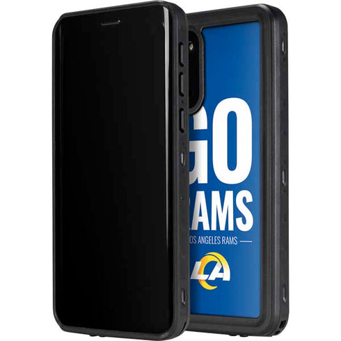 NFL Los Angeles Rams Team Motto Galaxy S20 Plus Waterproof Case