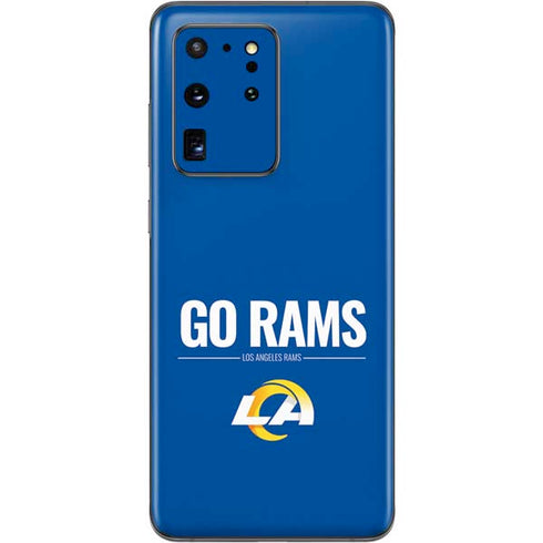 NFL Los Angeles Rams Team Motto Galaxy S20 Ultra 5G Skin