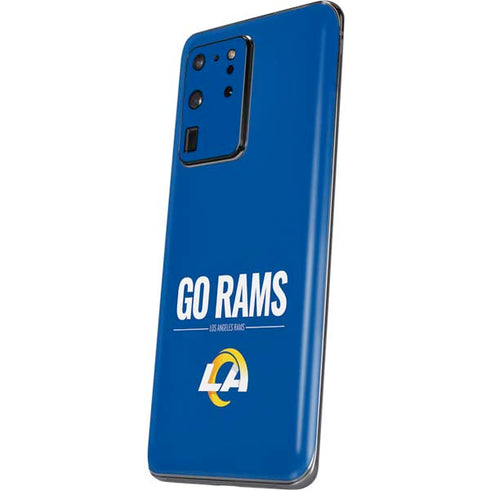 NFL Los Angeles Rams Team Motto Galaxy S20 Ultra 5G Skin
