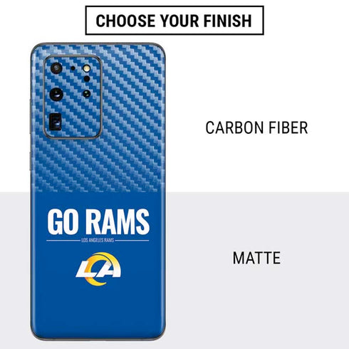 NFL Los Angeles Rams Team Motto Galaxy S20 Ultra 5G Skin