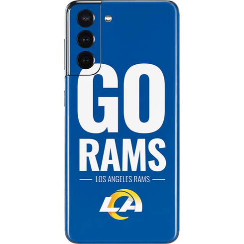 NFL Los Angeles Rams Team Motto Galaxy S21 5G Skin