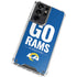 NFL Los Angeles Rams Team Motto Galaxy S21 Ultra 5G Clear Case