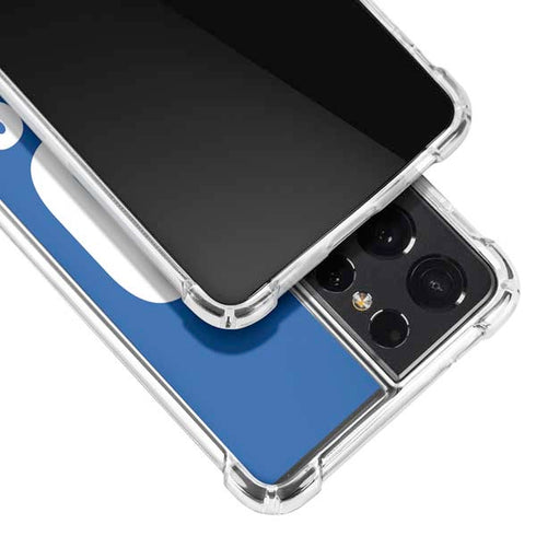 NFL Los Angeles Rams Team Motto Galaxy S21 Ultra 5G Clear Case